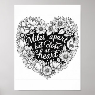 Romantic Quote Love Quote Adult Colouring Poster