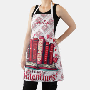 Romantic Reading Vibes Cosy Valentine Gift Apron