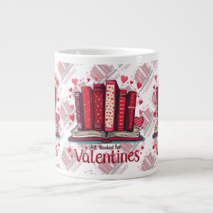Romantic Reading Vibes Cosy Valentine Gift Large Coffee Mug