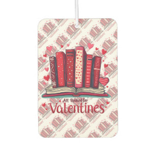 Romantic Reading Vibes Cozy Valentine Gift Car Air Freshener