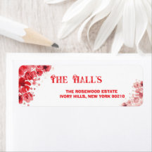 Romantic Red Floral Wedding