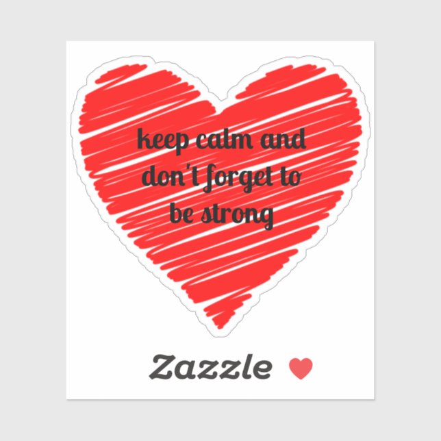 Romantic red heart (Sheet)