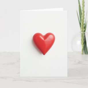 Romantic Red Heart Card