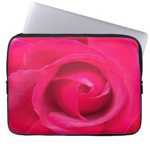 Romantic Red Pink Rose Laptop Sleeve