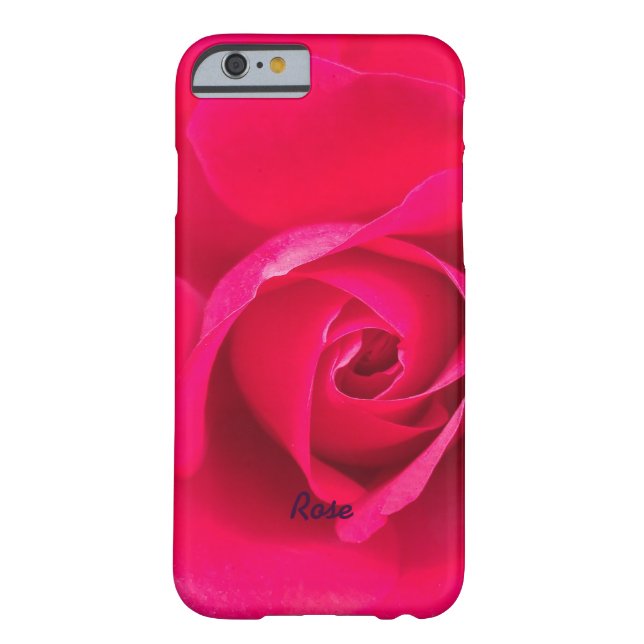 Romantic Red Pink Rose Personalised v2 Case-Mate iPhone Case (Back)