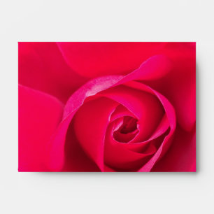 Romantic Red Pink Rose v2 Envelope
