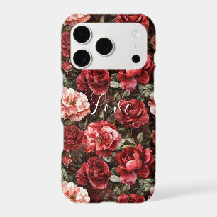 Romantic Red Pink Roses Floral Love