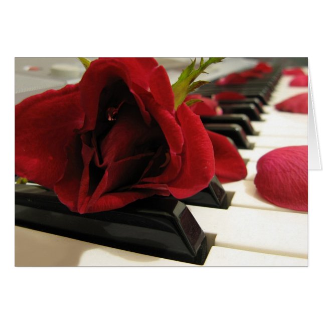 Romantic Red Rose Love (Front Horizontal)