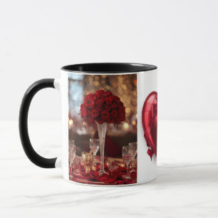 Romantic Red Rose love Valentine Hot Drink Coffee Mug