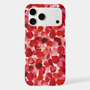 Romantic Red Rose Petals Floral