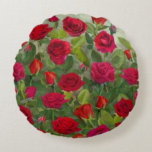 Romantic Red Rose Valentine Pillow
