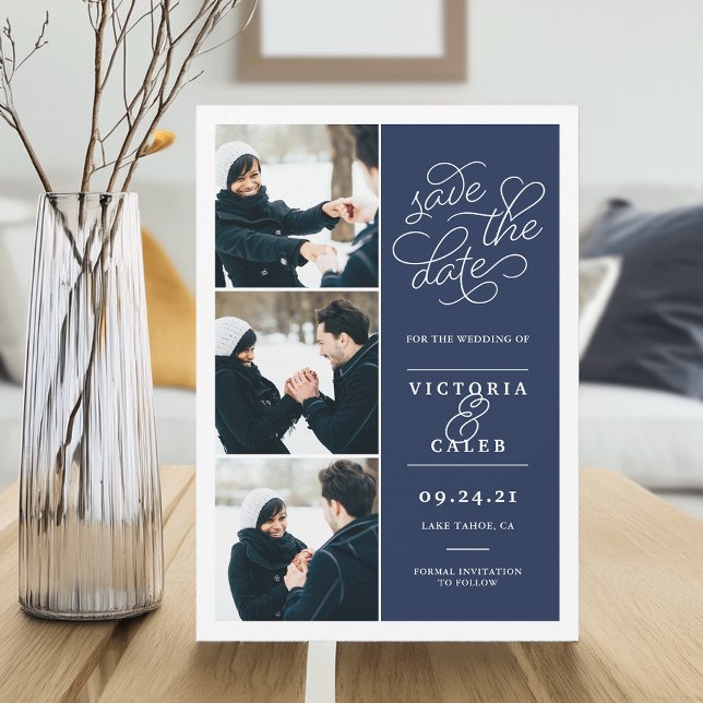 Romantic Request | Photo Collage Save the Date (Creator Uploaded)