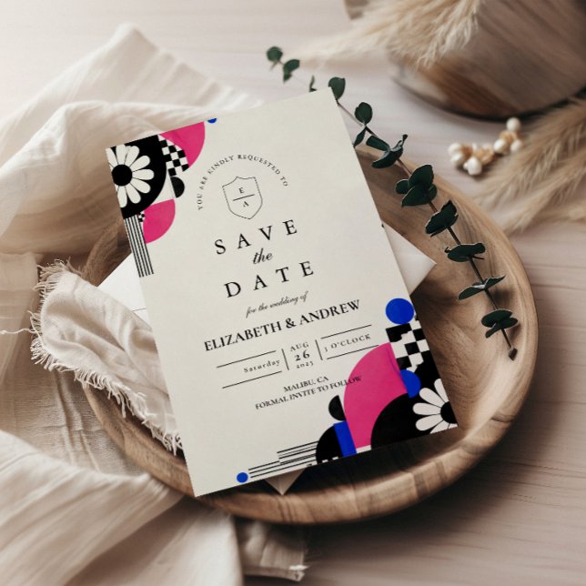 Romantic Retro 60s Wedding Save The Date (Creator Uploaded)
