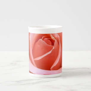 Romantic Rose Botanical Art Print Bone China Mug