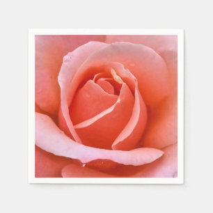 Romantic Rose Botanical Art Print Napkin
