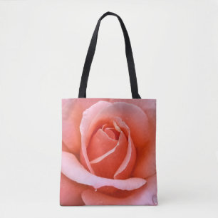 Romantic Rose Botanical Art Print Tote Bag