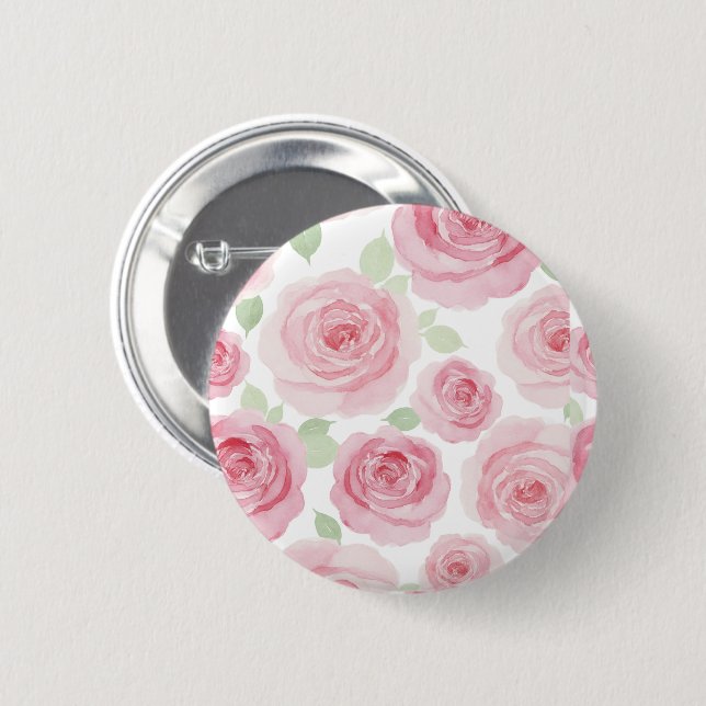 Romantic Rose Button (Front & Back)
