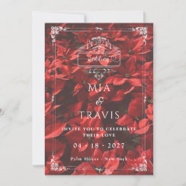 Romantic Rose | Floral Elegant l Editable Wedding Invitation