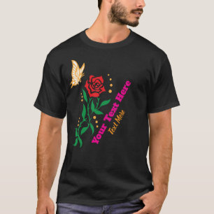 Romantic Rose Flower – Timeless Floral Artwork T-Shirt