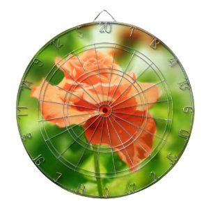 Romantic Rose Flowers Dartboard