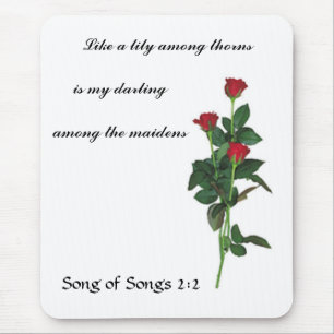 Romantic Rose Mousepad