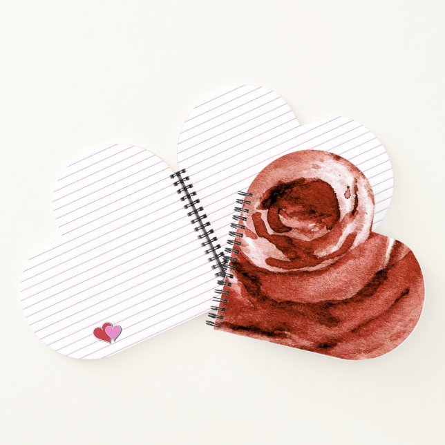Romantic Rose Notebook (Inside)