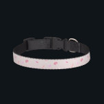Romantic Rose Petals Pet Collar<br><div class="desc">Romantic Rose Petals pink peach pretty chic garden watercolor floral</div>