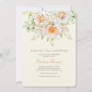 Romantic Roses Bridal Shower Invitation