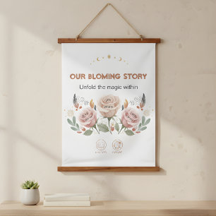 Romantic Roses Flowers Tapestry