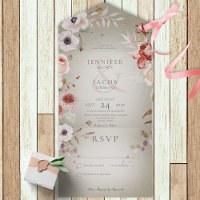 Romantic Sage Green & Pink Floral No Dinner