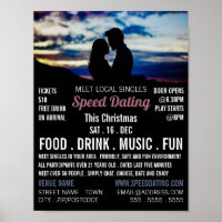 Romantic Scene, Speed Dating Event Advertising