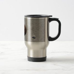 Romantic seashell on the beach in Florida Travel Mug