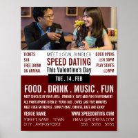 Romantic Setting, Speed Dating Event Advertising
