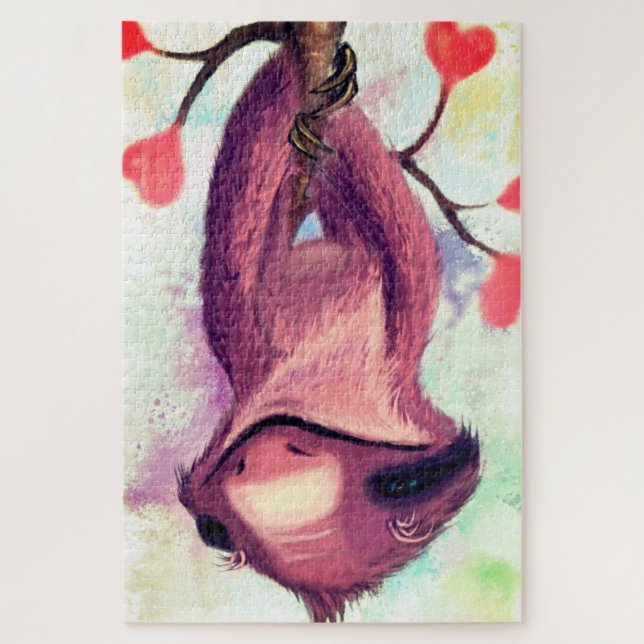 Romantic Sloth Puzzle (Vertical)