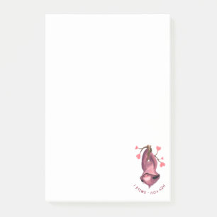 Romantic Sloth Smile Post-it Notes
