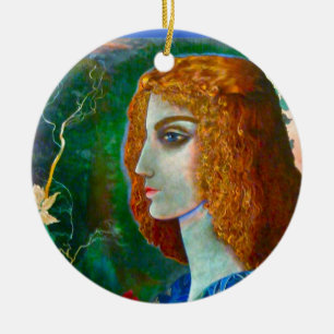 Romantic Spring Pendant Ceramic Tree Decoration