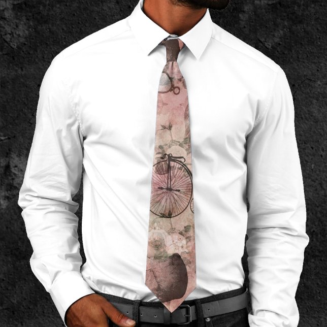 Romantic Steampunk | Antique Vintage Ephemera Tie (Creator Uploaded)