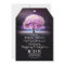 romantic string lights tree purple wedding invites