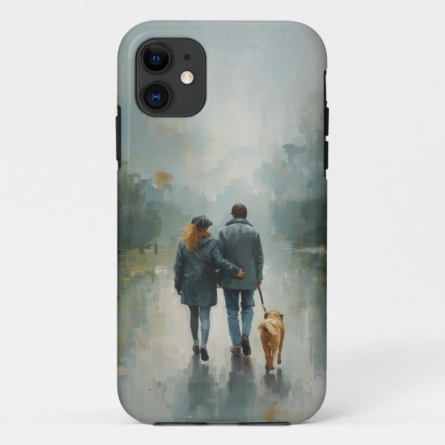 Romantic Stroll in the Rain Art Case (Back)