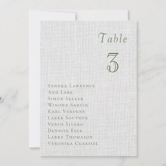 Romantic summer berries Wedding Table Seating Card (Front)
