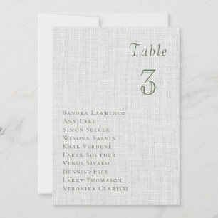 Romantic summer berries Wedding Table Seating Card