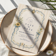 Romantic Sunflower Coquette Wedding