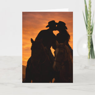 Romantic Sunset Country Love Card