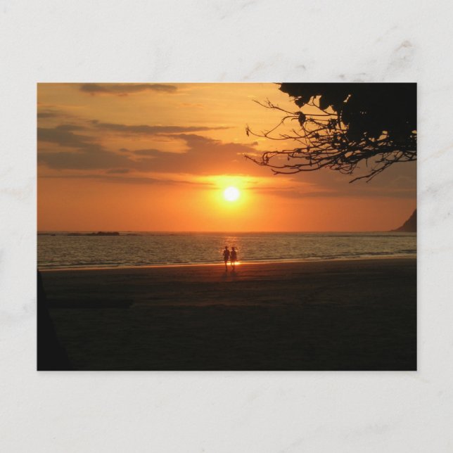 romantic sunset postcard (Front)