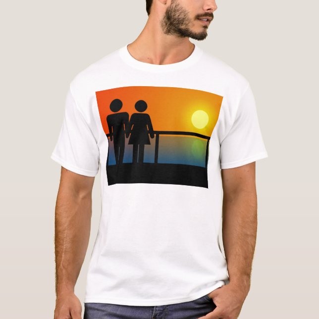 Romantic Sunset T-Shirt (Front)