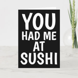 ROMANTIC SUSHI GREETING CARDS