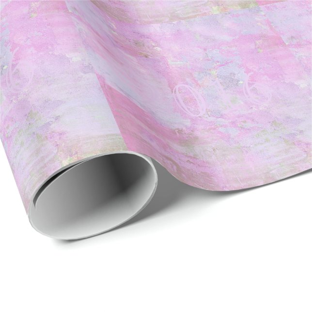 Romantic Sweet Happy New Year 2016 Soft Pink Wrapping Paper (Roll Corner)