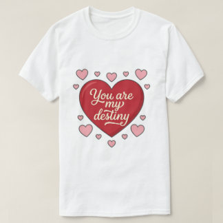 Romantic T-shirt You Are My Destiny