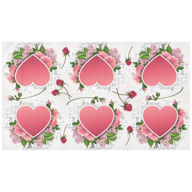 Romantic Tablecover Tablecloth (Front (Horizontal))