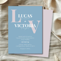 Romantic Tender Dusty Blue and Blush Wedding